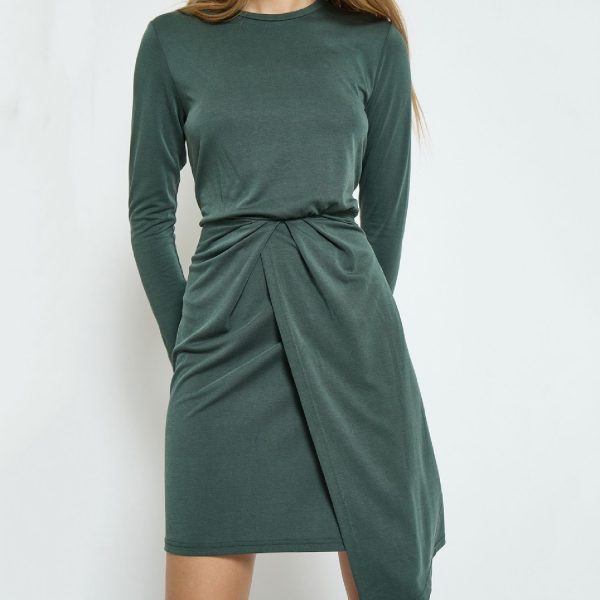 Reyna Midi Dress Jungle Green | Minus