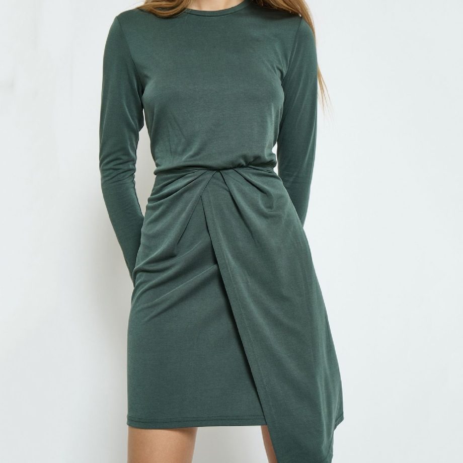 Reyna Midi Dress Jungle Green | Minus