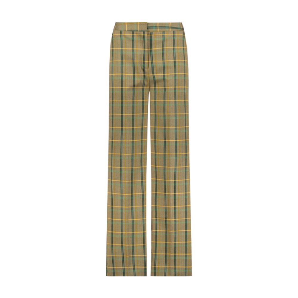 Moore Check Pants Dark Sandalwood | Another Label