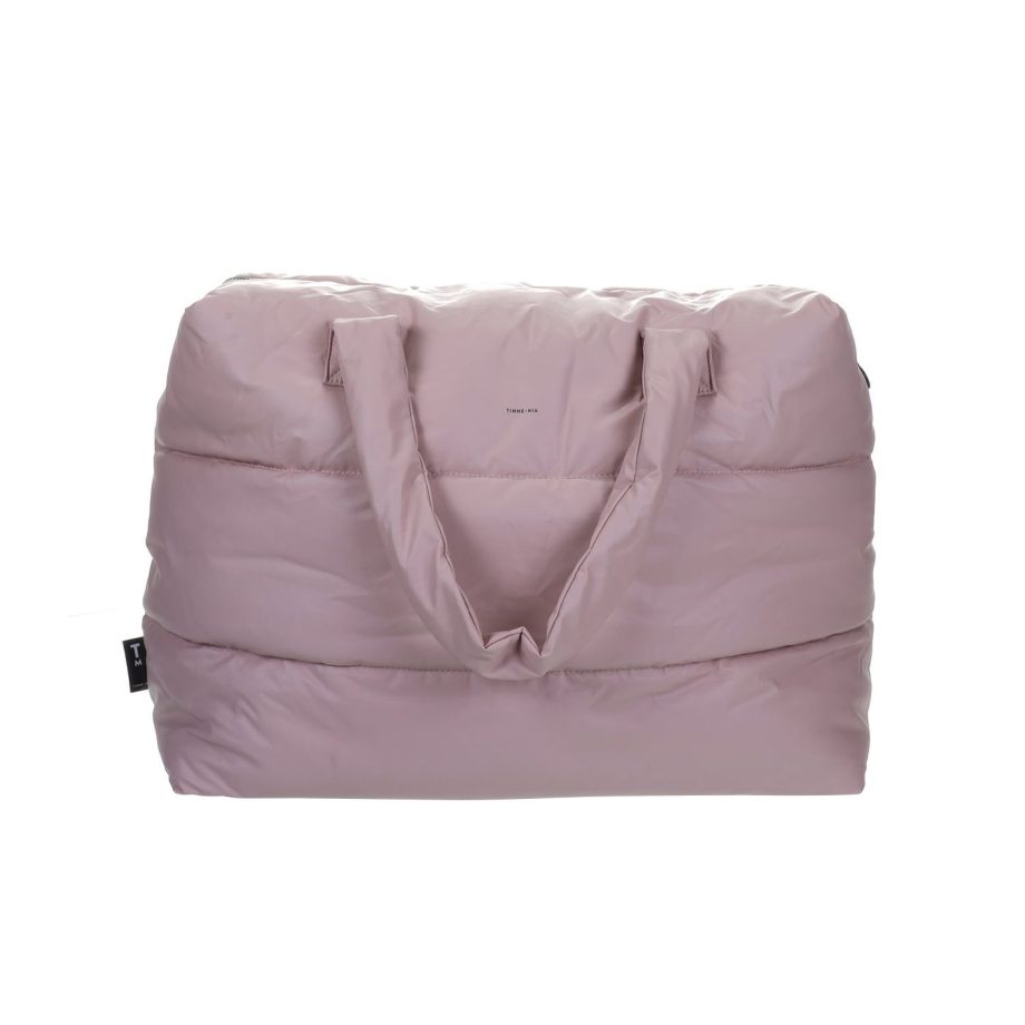 Rose Smoke Camill Big Puffy Weekend Bag | Tinne+Mia