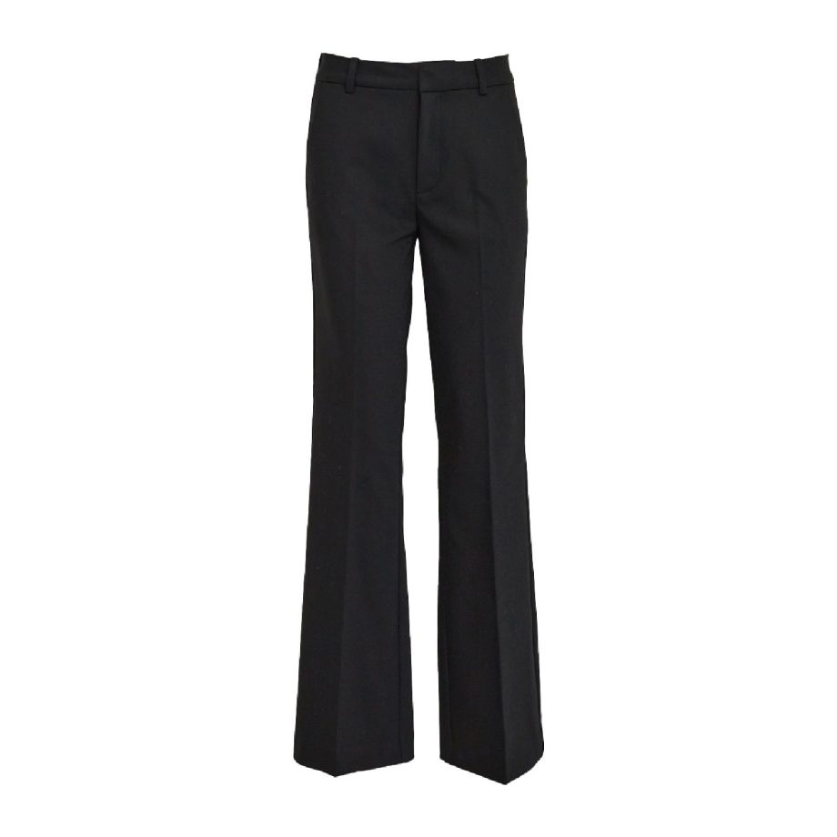 Dexa Mid Waisted Flared Pants Black | Minus