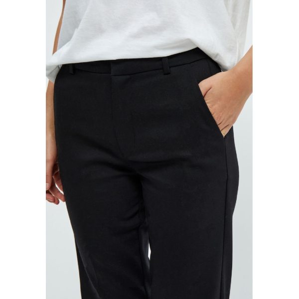 Dexa Mid Waisted Flared Pants Black | Minus