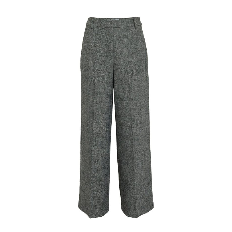 Galina High Waisted Pants Nine Iron Gray | Minus