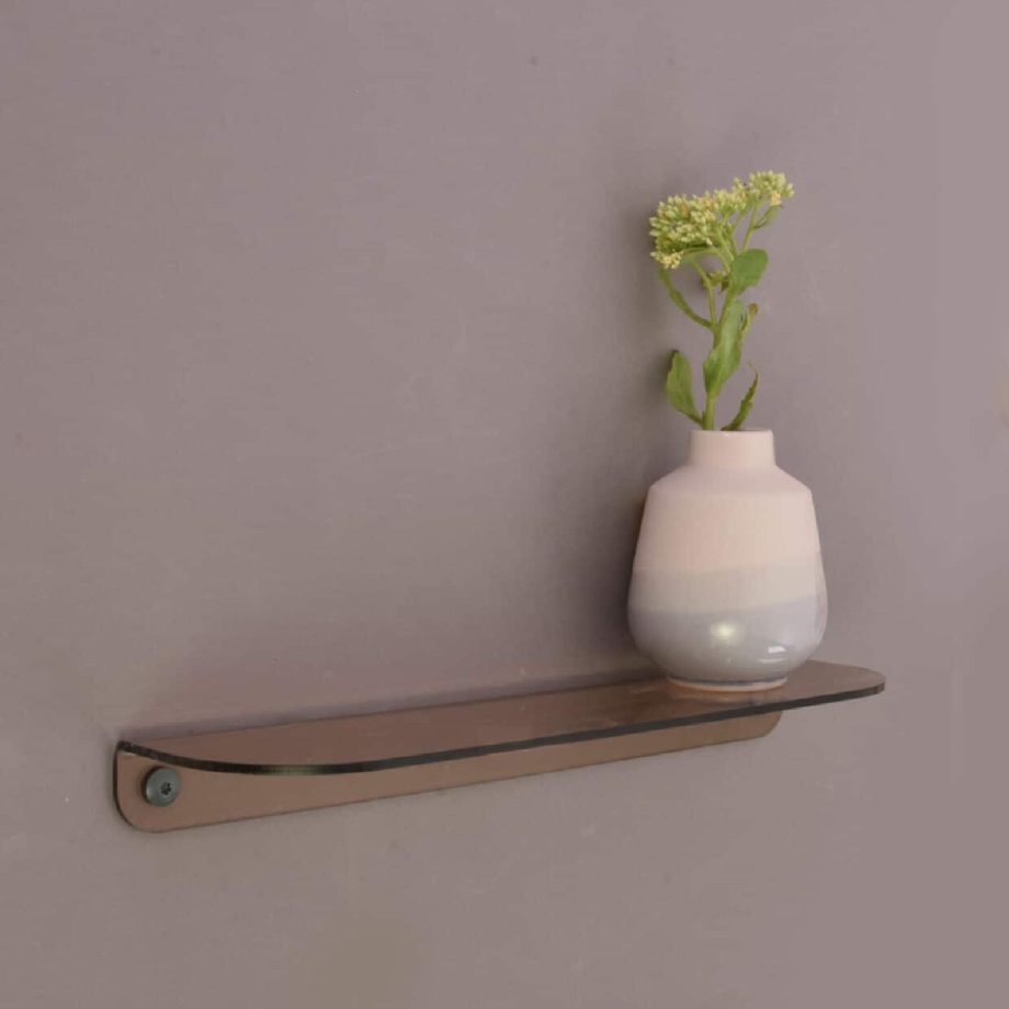 Acryl Wall Shelf Smoke 30 cm | Studio Harm en Elke