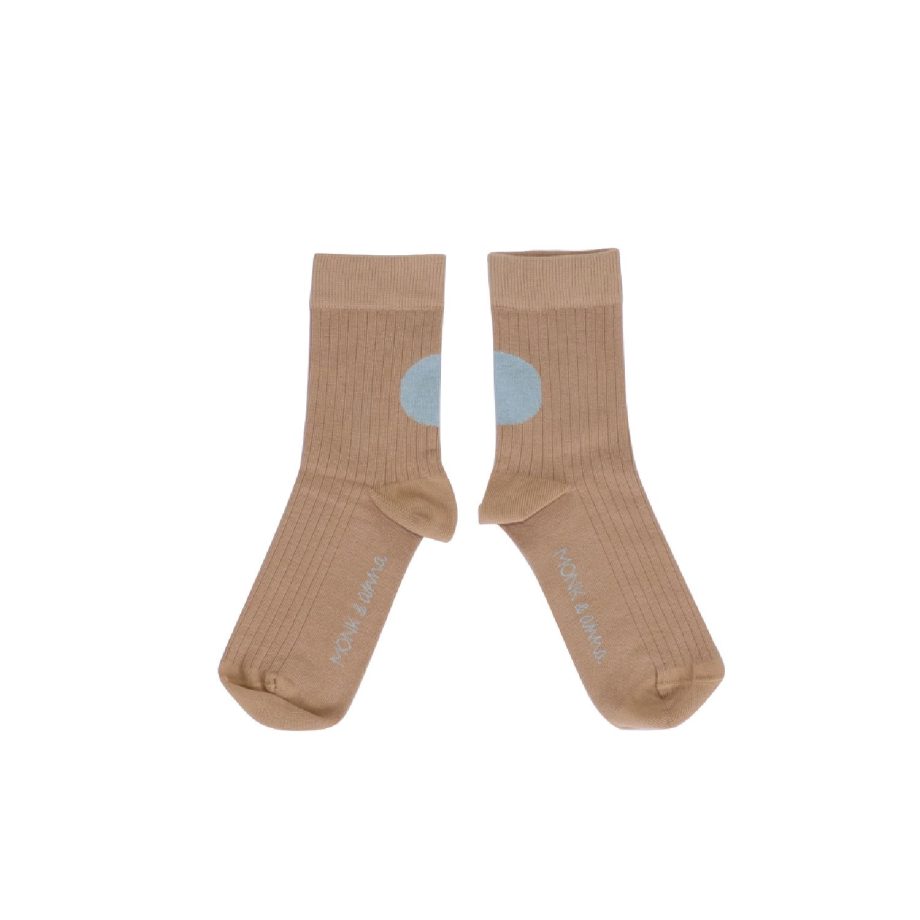 Socks Graphic Shape Sand | Monk&Anna