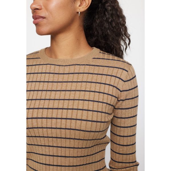 Noa Stripe Knit Tiger's Eye | Soft Rebels