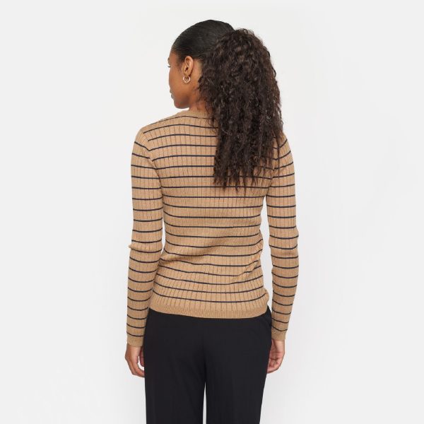 Noa Stripe Knit Tiger's Eye | Soft Rebels