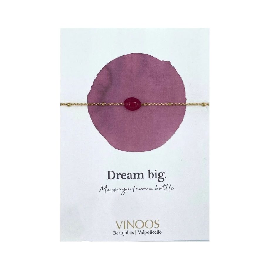 Glass Bracelet Dream big | Vinoos