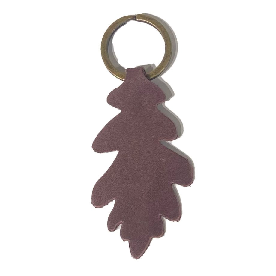 Sleutelhanger Blad Aubergine | Kram Kram