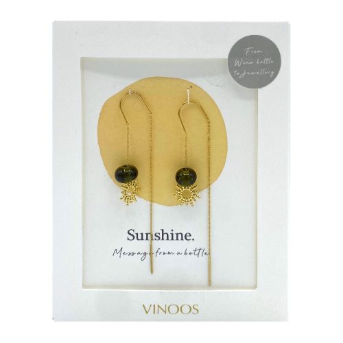 Glass Earrings Sunshine | Vinoos