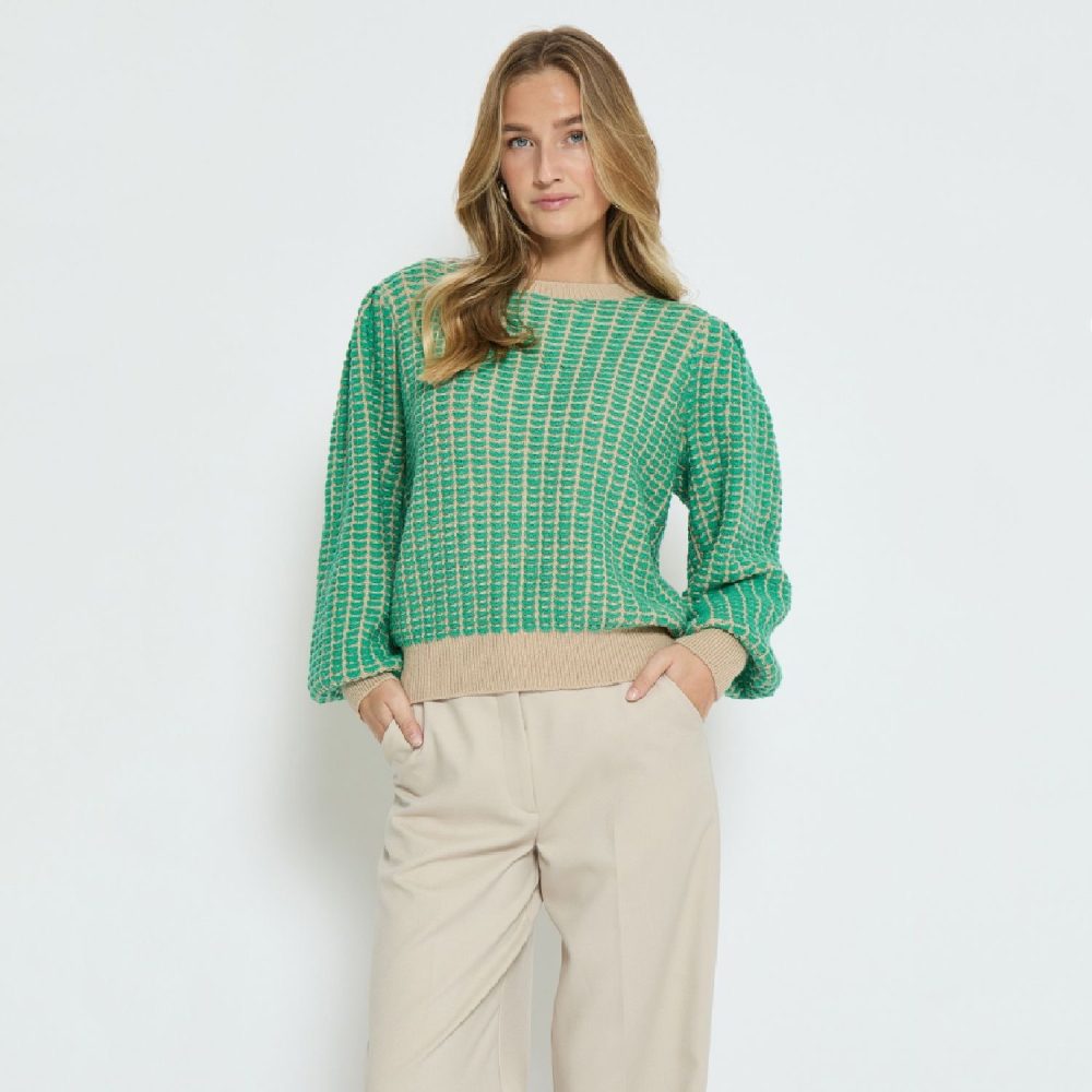 Rithea Knit Pullover Golf Green | Minus
