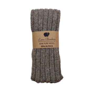 Lia Tobacco Leg warmers | Lana Bambini