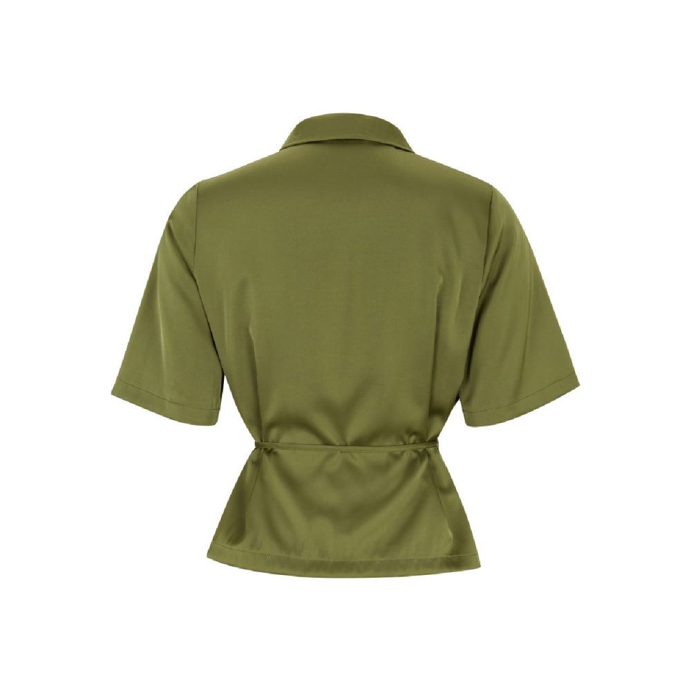Mallow Blouse Martini Olive | Soft Rebels