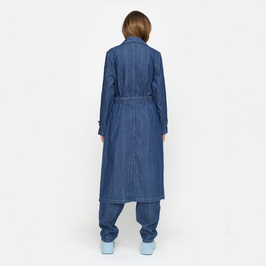 Balsam Trenchcoat Medium Blue | Soft Rebels