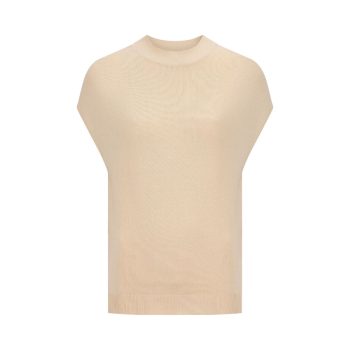 Wood Sleeveless Top Champagne | Alchemist