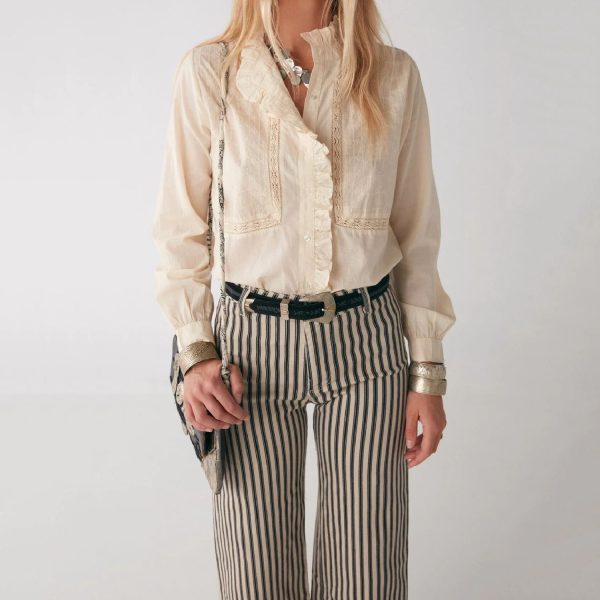 Riya Blouse Ivory | Maison Hotel