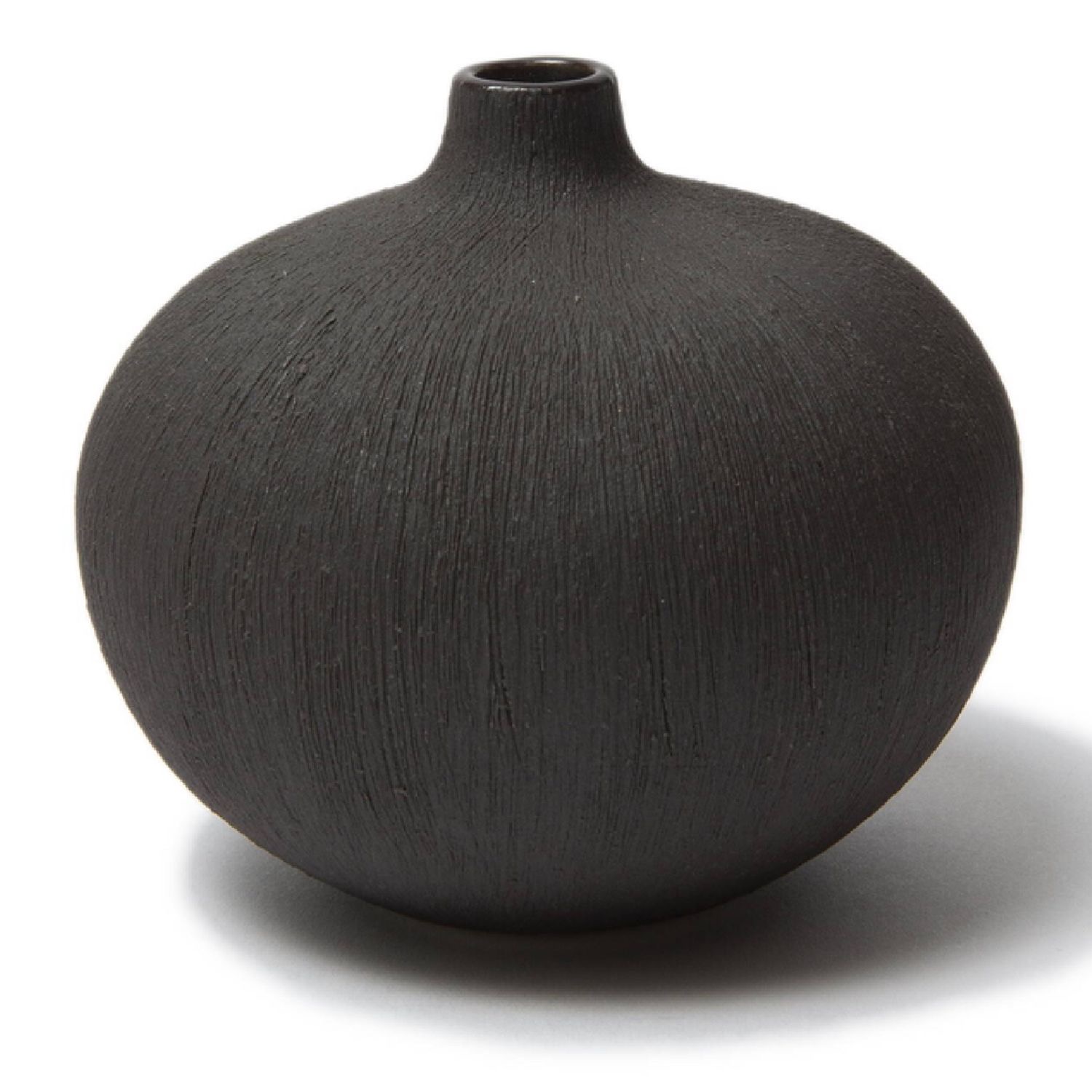 Vase Bari L Dark Brown 10 cm | Lindform