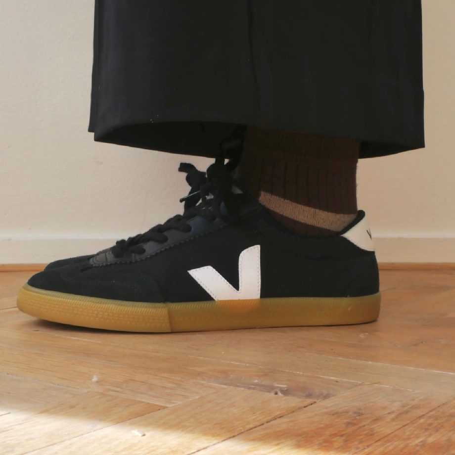 Volley Canvas Black White Natural | VEJA