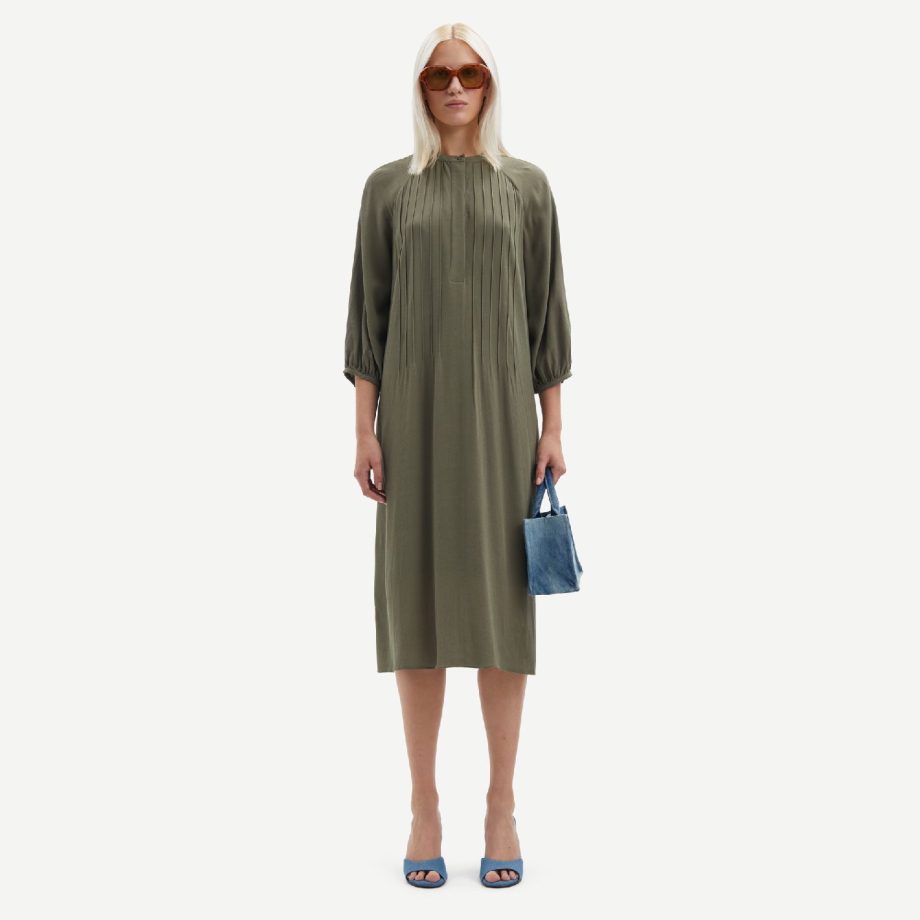 Saselma Dress Dusty Olive | Samsøe Samsøe