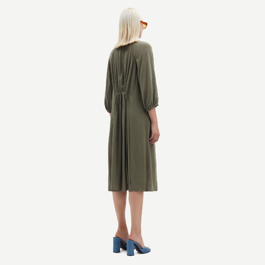 Saselma Dress Dusty Olive | Samsøe Samsøe