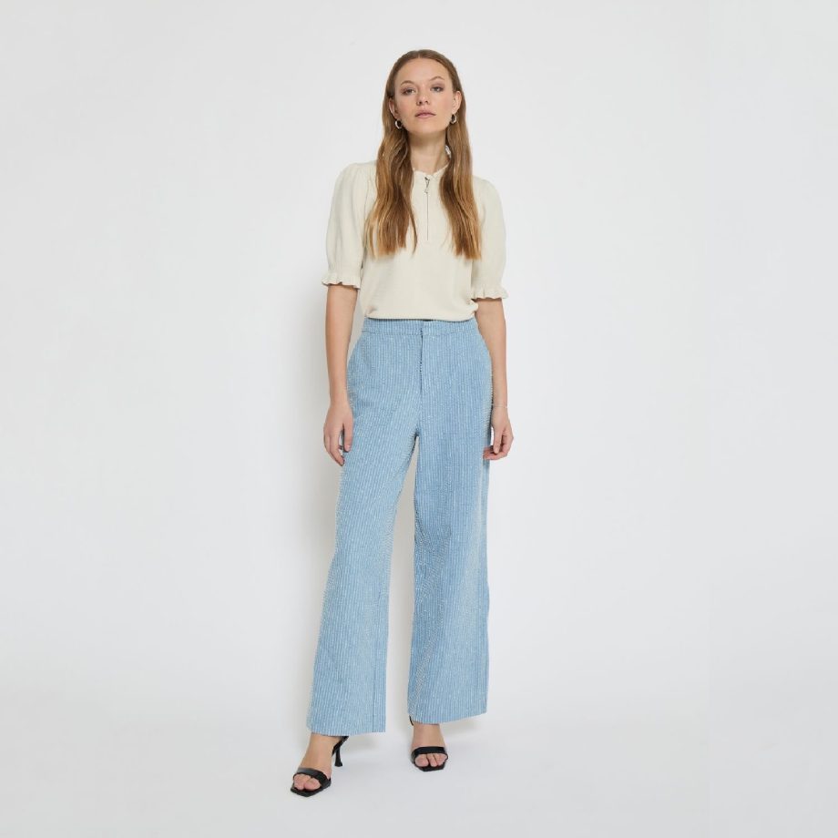 Velmia Pants Light Denim | Minus