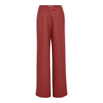 Auguste Linen Pants Barn Red | Minus