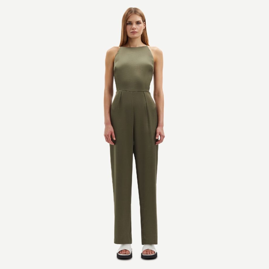 Savilla Jumpsuit Dusty Olive | Samsoe Samsoe