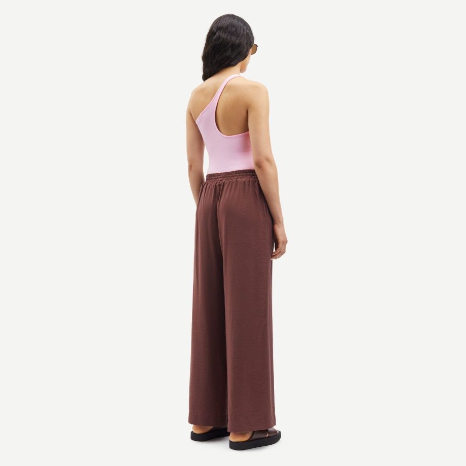 Sahelena Trousers Brown Stone | Samsoe Samsoe