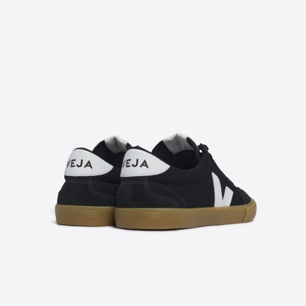 Volley Canvas Black White Natural | VEJA