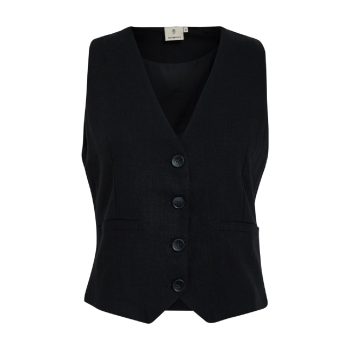 Ane Vest Black | Peppercorn