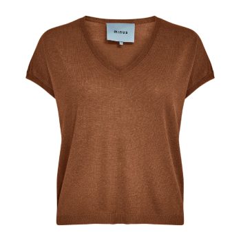 Carlina Batsleeve Knit Tee Desert Sand Metallic | Minus