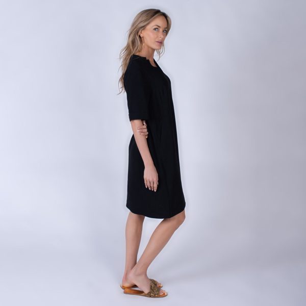 Jaipur Dress Black | The Clothed