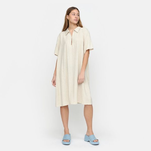 Cordelia Dress Ecru | Soft Rebels