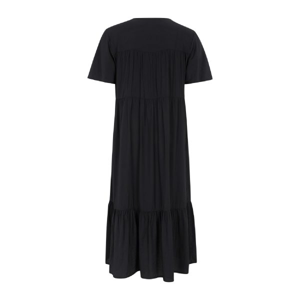 Freja Midi Dress Black | Soft Rebels