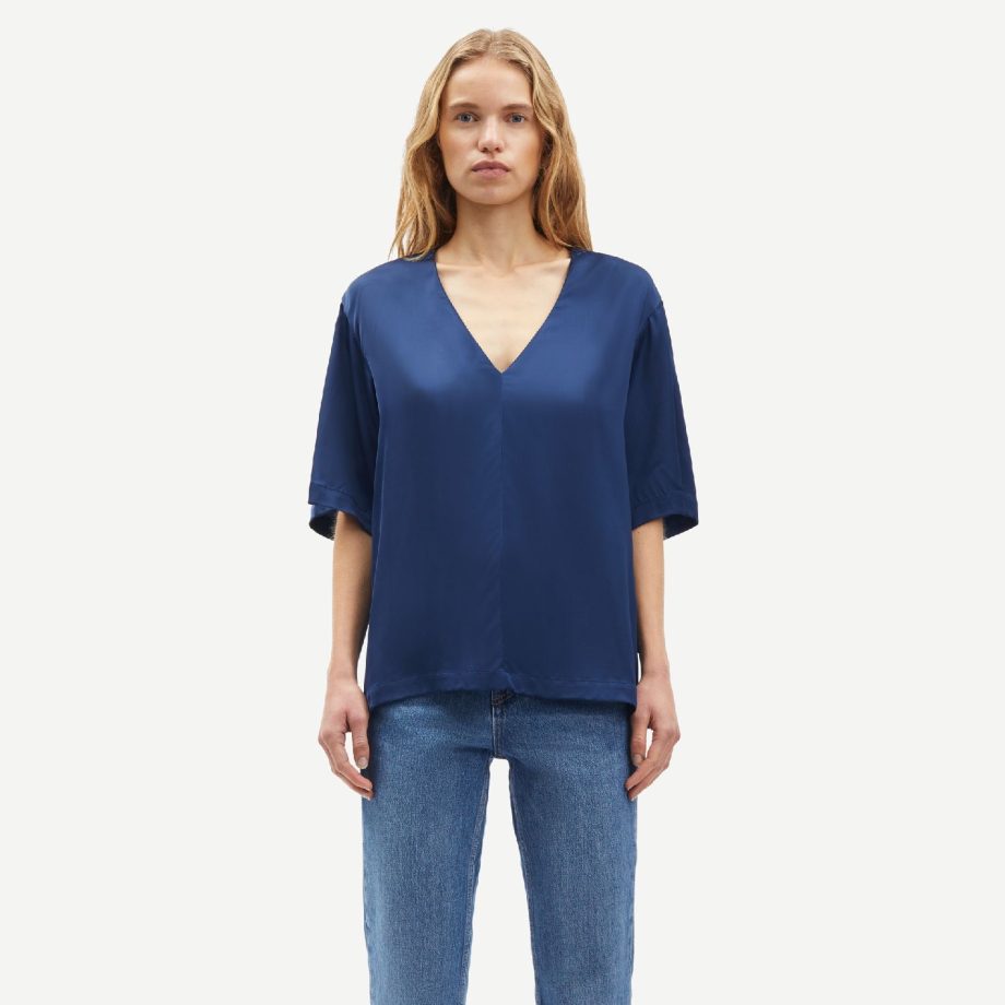 Samelina Top Pageant Blue | Samsøe Samsøe