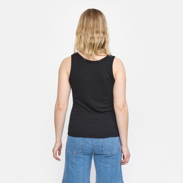 Fenja Tank Top Black | Soft Rebels