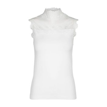 Vanessa High Neck Broken White | Minus