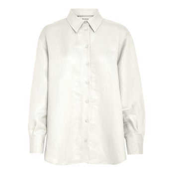 Auguste Linen Shirt Nomad Sand Melange | Minus