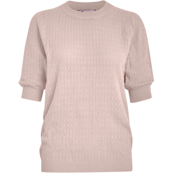 Tala Puff Sleeve Knit Pullover Rose | Peppercorn