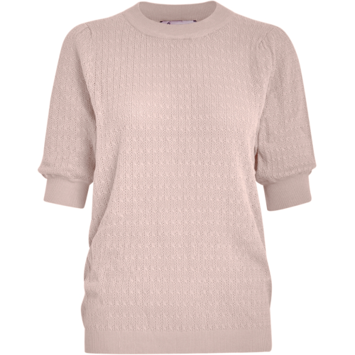 Tala Puff Sleeve Knit Pullover Rose | Peppercorn
