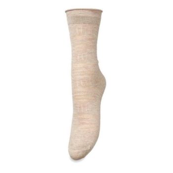 Lucretia Wola Socks Dark Beige | Becksöndergaard