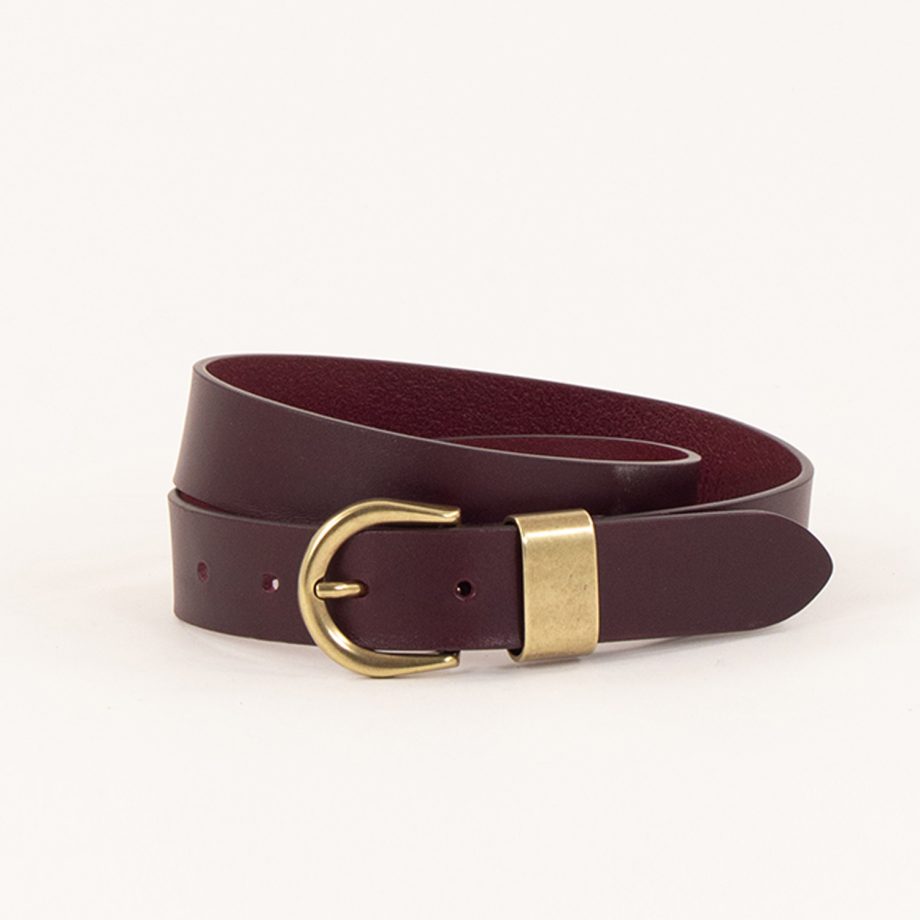 Miloa Belt Burgundy | Sessùn