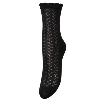 Leofa Cotta Sock Black | Becksöndergaard