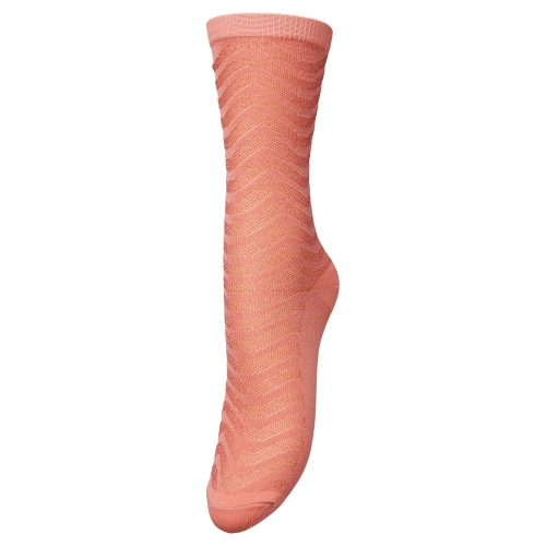 Mina Glitter Sock Lantana Pink | Becksöndergaard