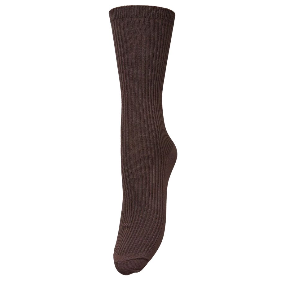 Telma Solid Sock Hot Fudge Brown | Becksöndergaard