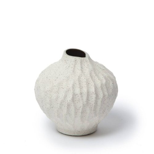 Vase Line S Sand White Cut 5,6cm | Lindform
