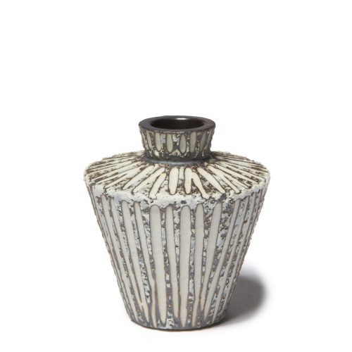 Vase Sonja mini Stone Stripe 6cm | Lindform