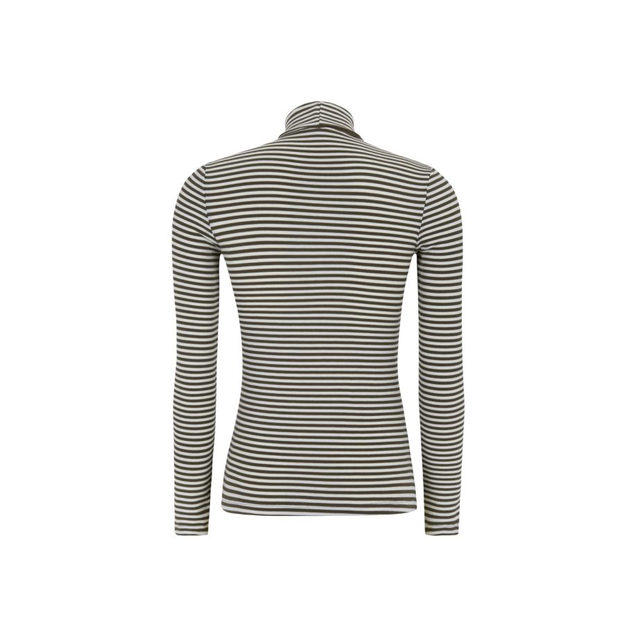 Fenja Stripe Rollneck Morel | Soft Rebels