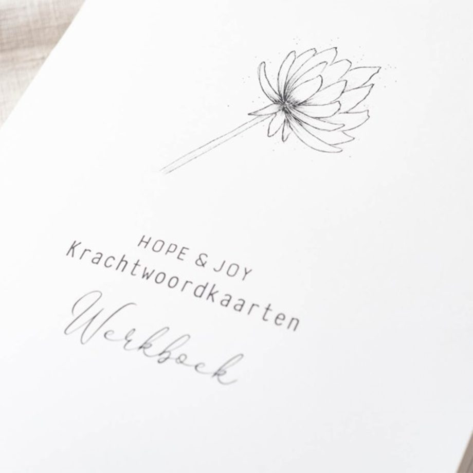 Krachtwoordkaarten Werkboek | Hope & Joy