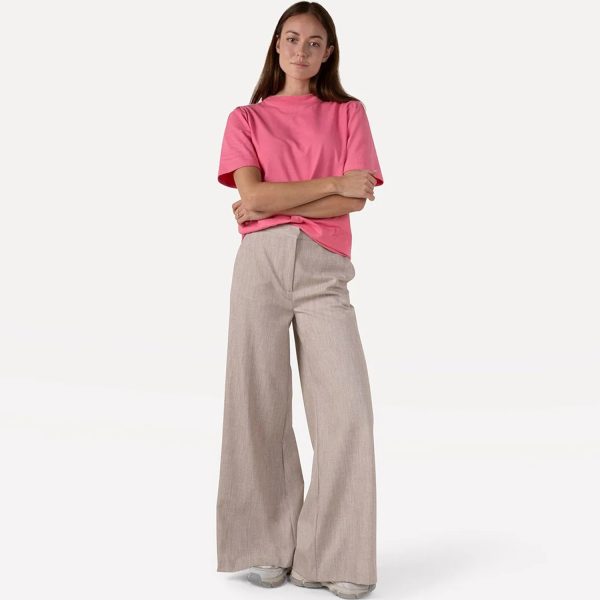 Evelyn Trousers Parchment Melee | Another Label - Afbeelding 3